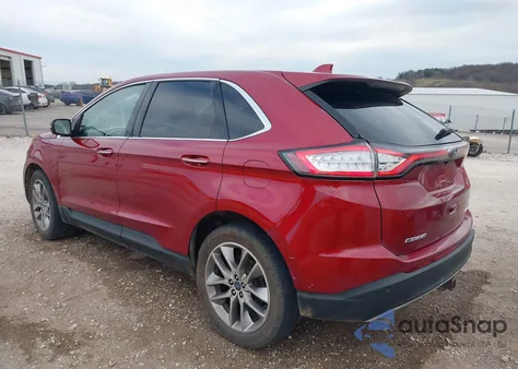 2015 Ford Edge Titanium z USA, uszkodzony, nr VIN 2FMPK4K8XFBC29453